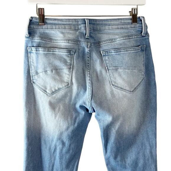Driftwood‎ Womens 27x25 Candace Cropped Raw Hem Denim Jeans Dip Dye Ombre - Picture 6 of 7